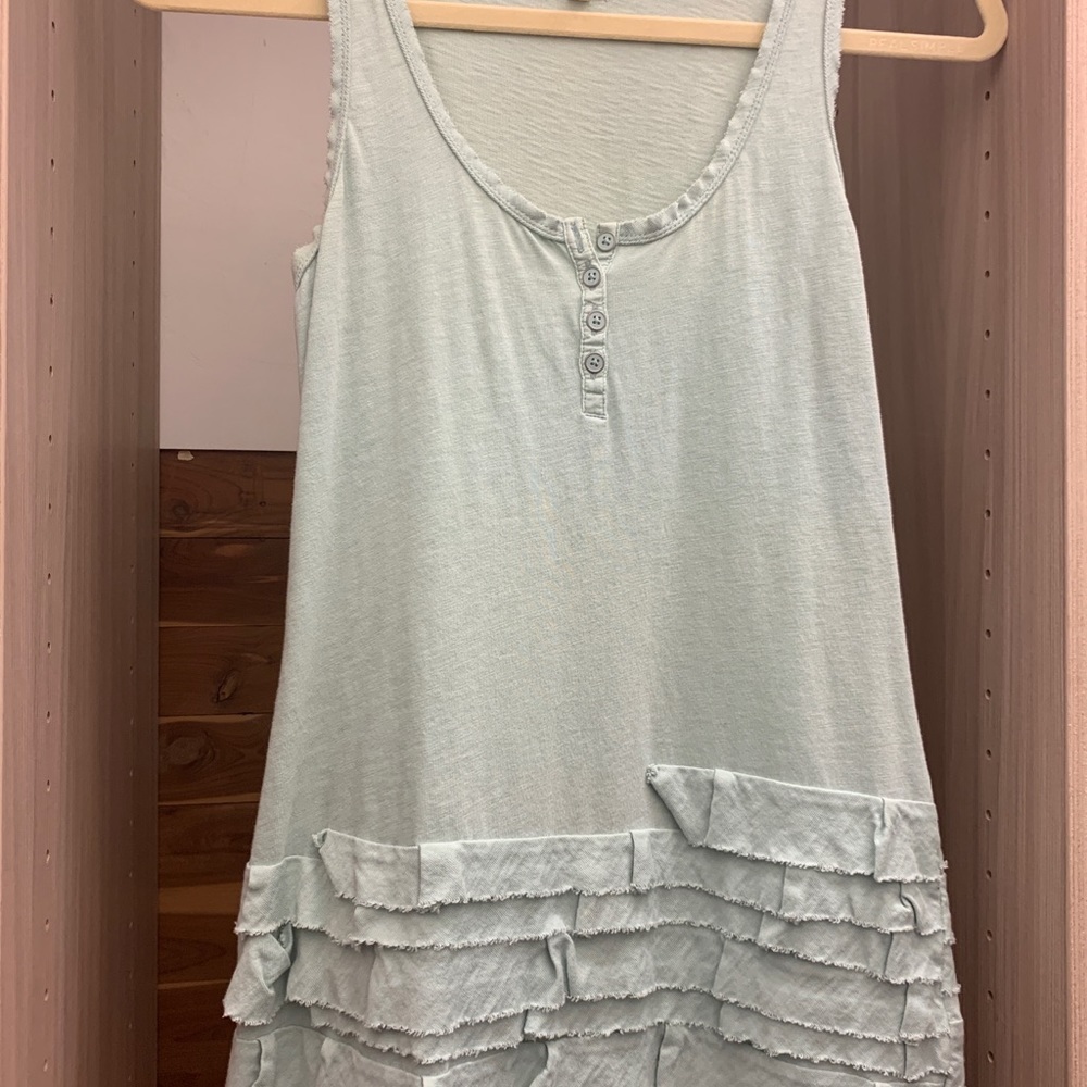 J. crew light green top